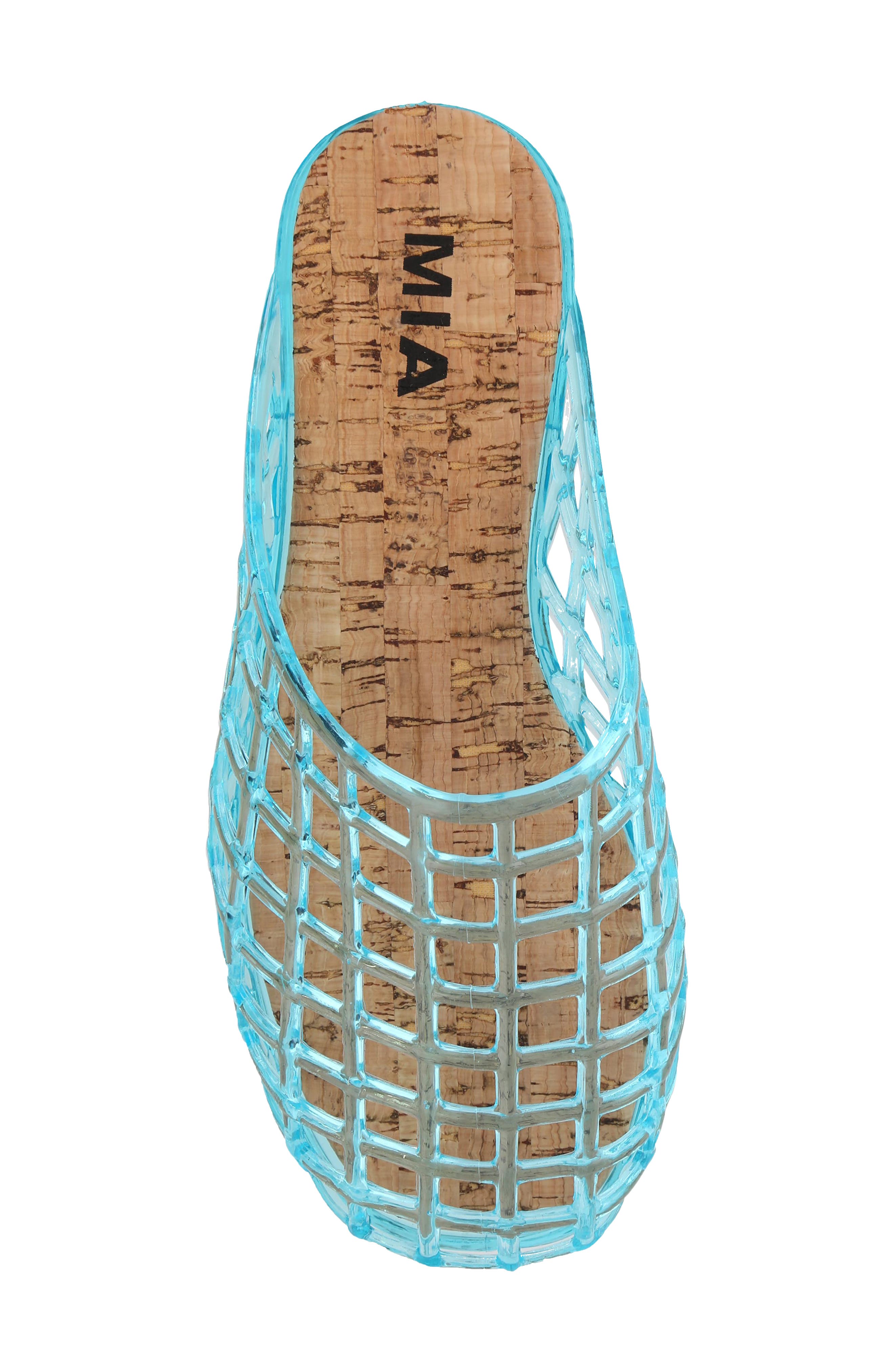 MIA Darby Jelly Mule, Alternate, color, Turquoise