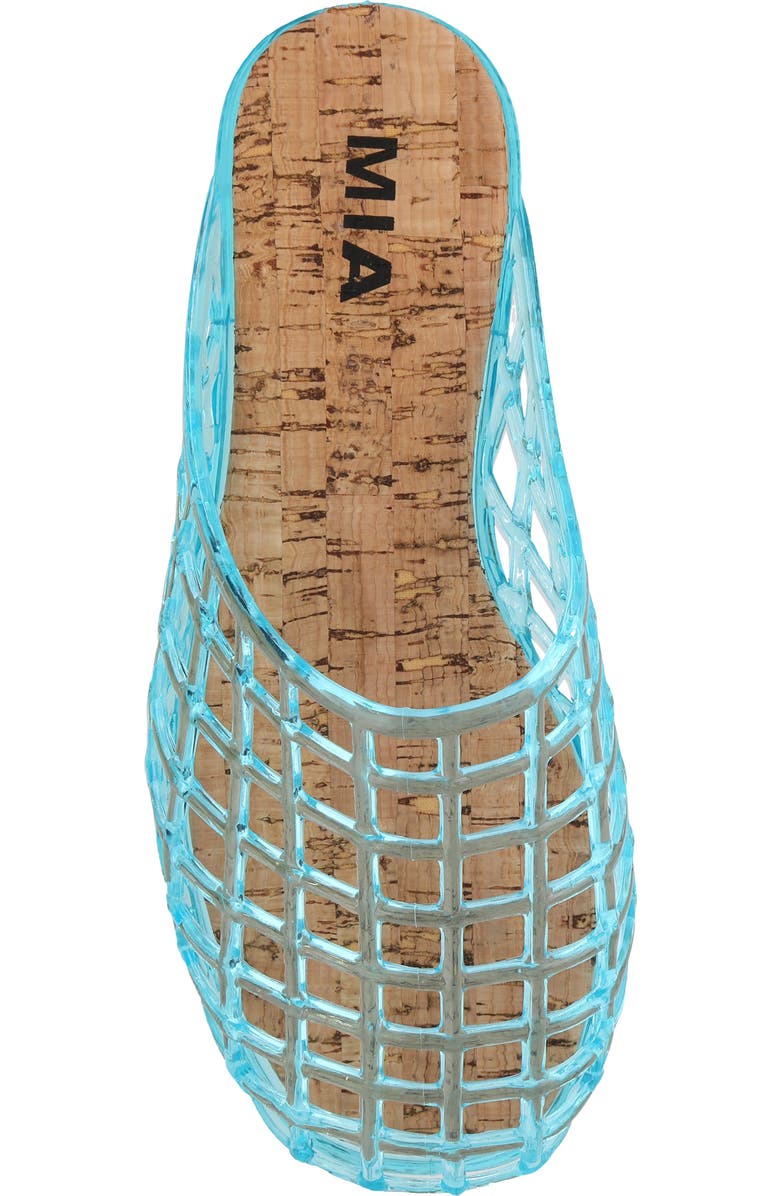 MIA Darby Jelly Mule, Alternate, color, Turquoise