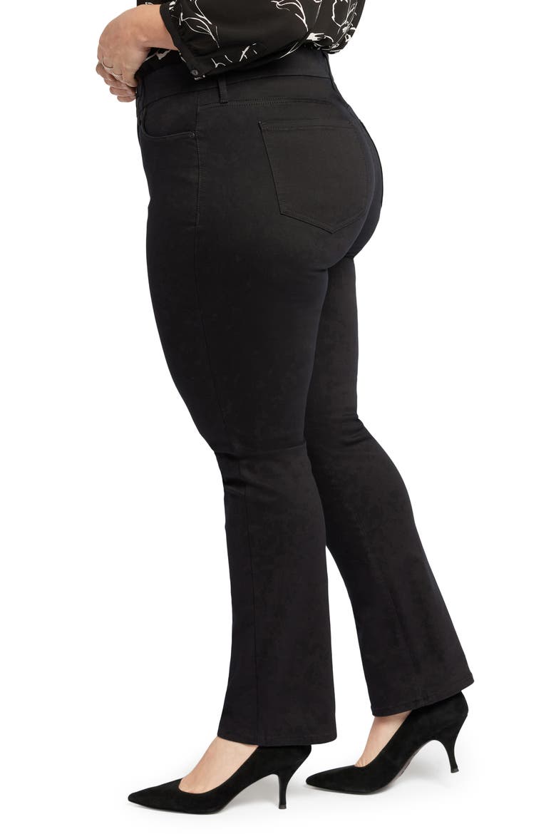Marilyn Waist Match Straight Leg Jeans, Alternate, color, BLACK