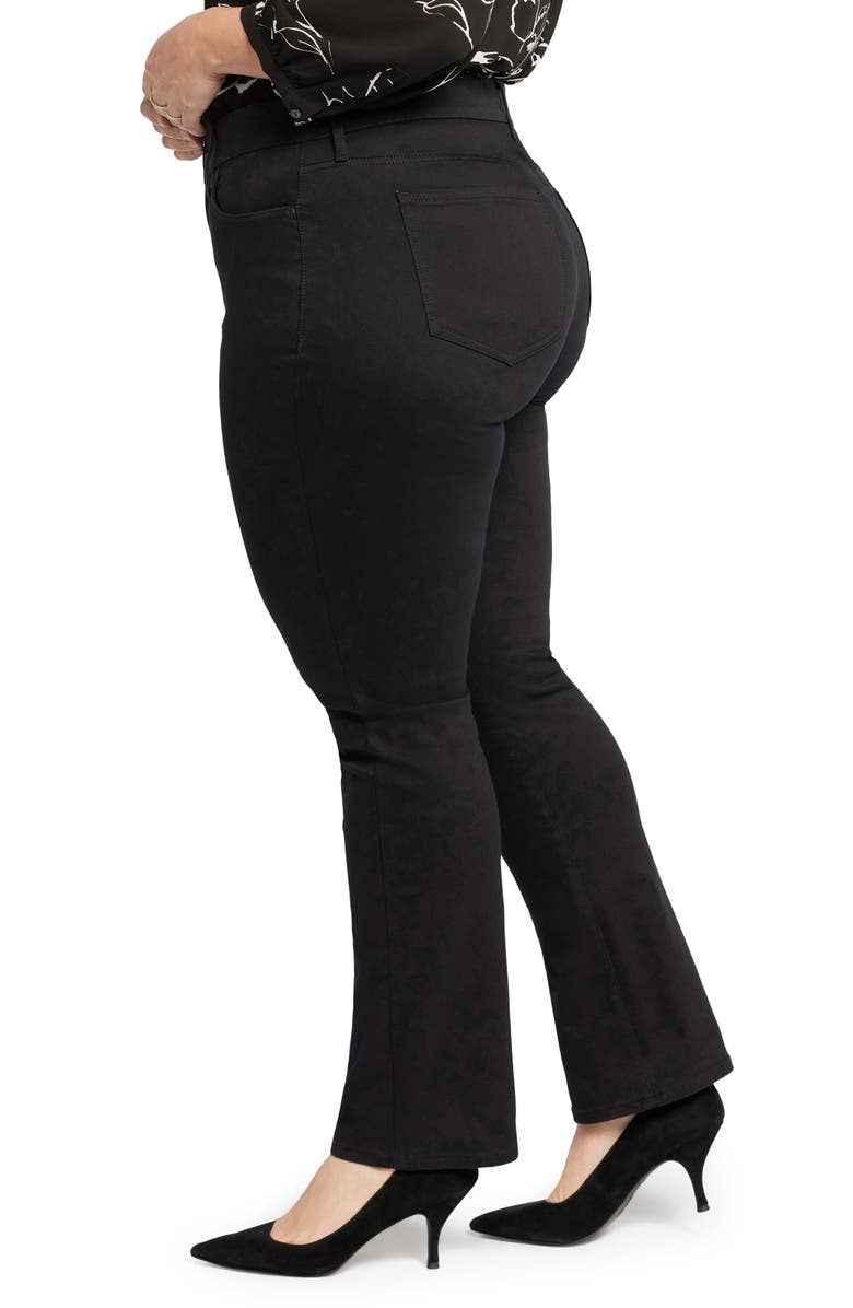 NYDJ Marilyn Waist Match Straight Leg Jeans, Alternate, color, Black