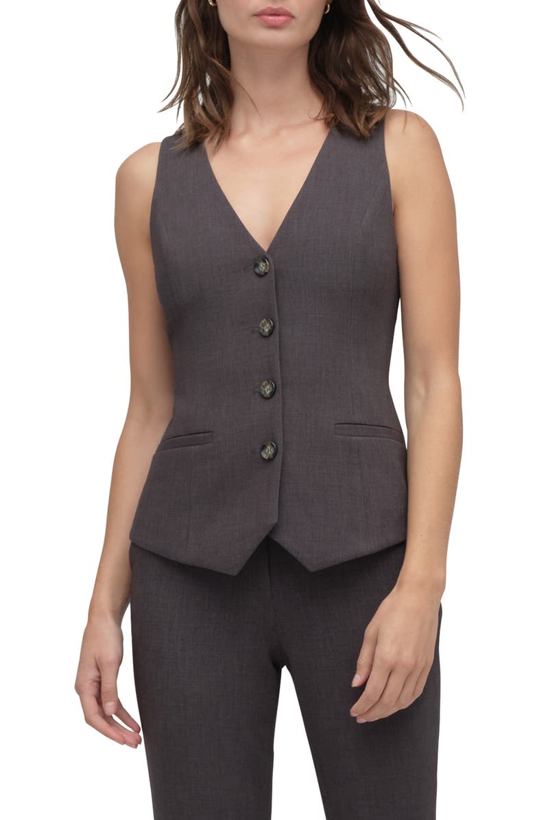 Favorite Daughter The Jones Vest, Main, color, Grey Suiting