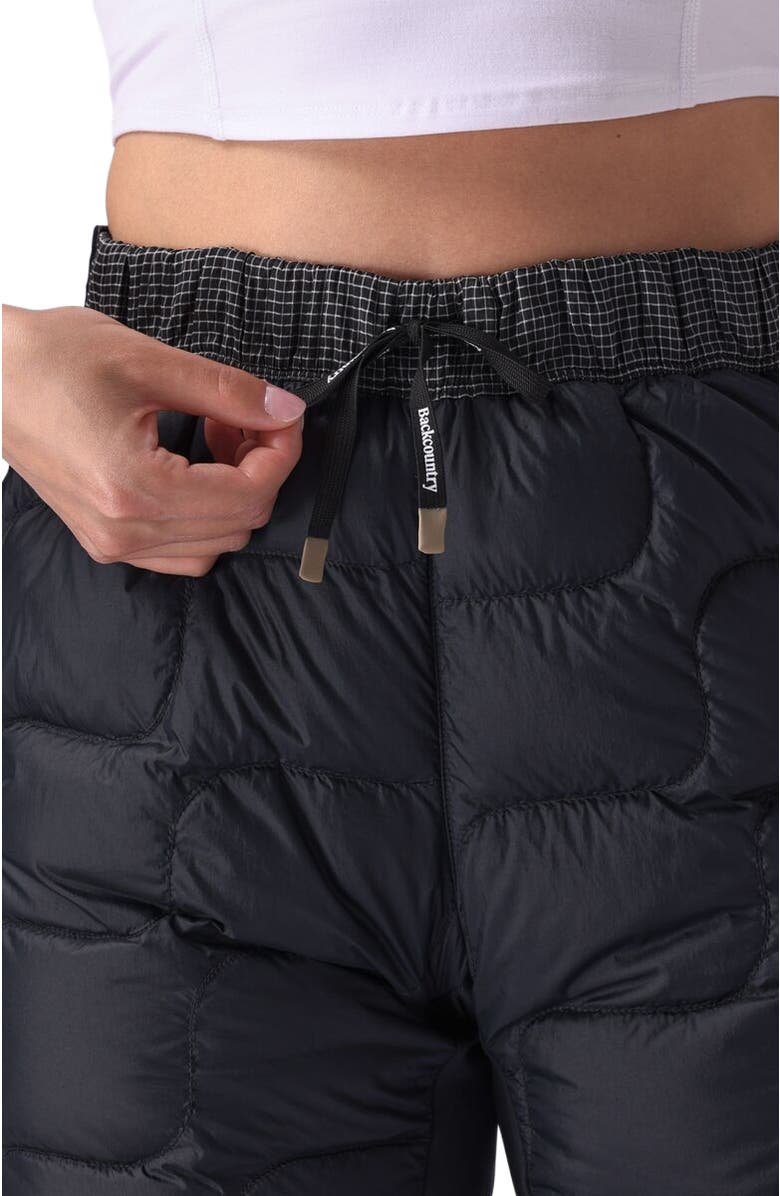 Backcountry Waas Allied Down Short - Women's, Alternate, color, Black