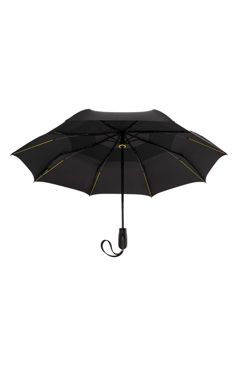 ShedRain Vortex V2 Recycled Compact Umbrella, Alternate, color, Black