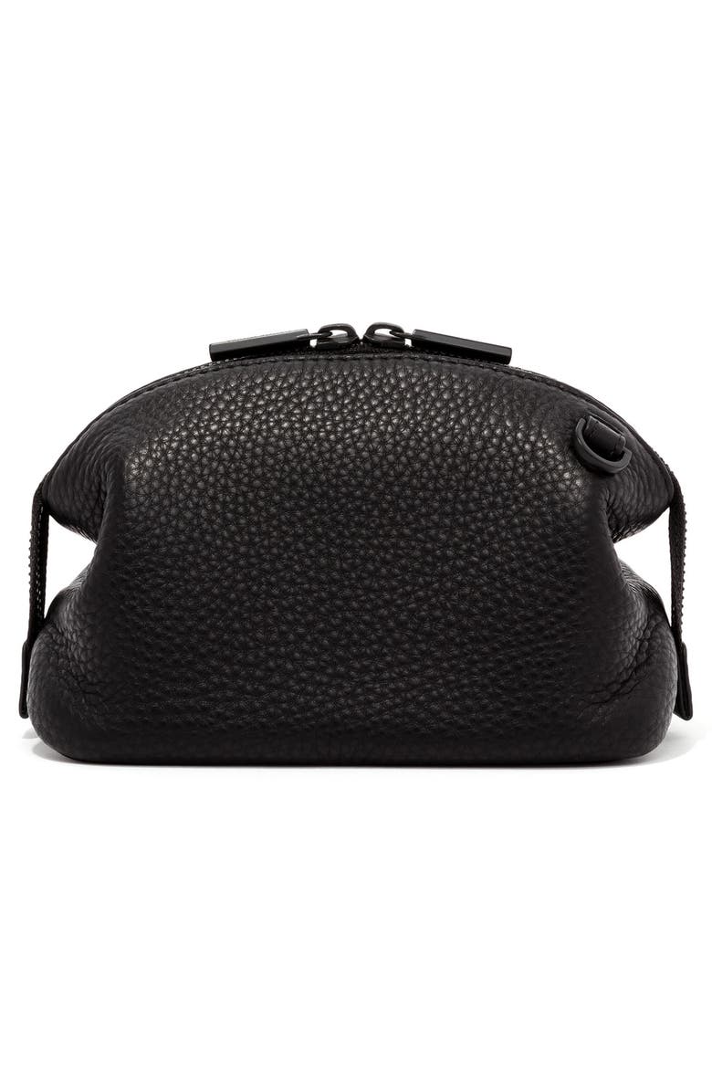 Dagne Dover Small Lola Leather Cosmetics Pouch, Alternate, color,
