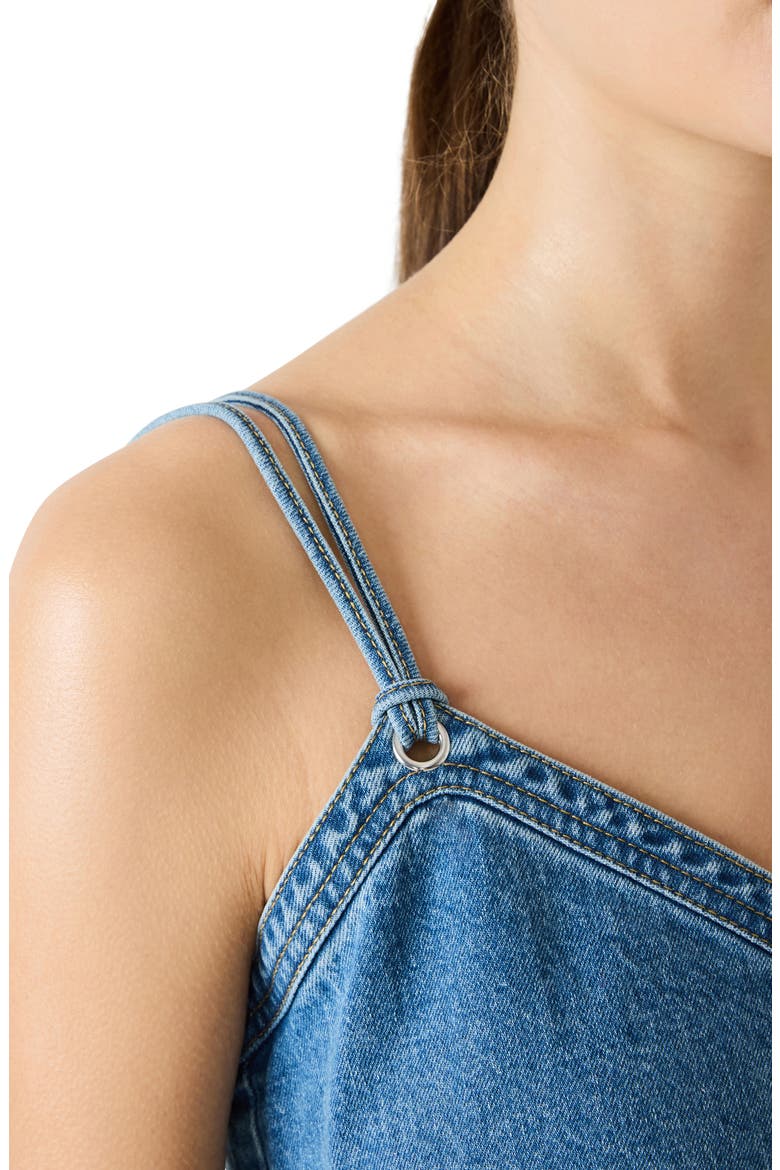 Harley Denim A-Line Dress, Alternate, color, MEDIUM BLUE