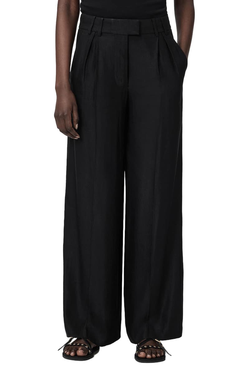 AllSaints Charley Wide Leg Pants, Main, color, 