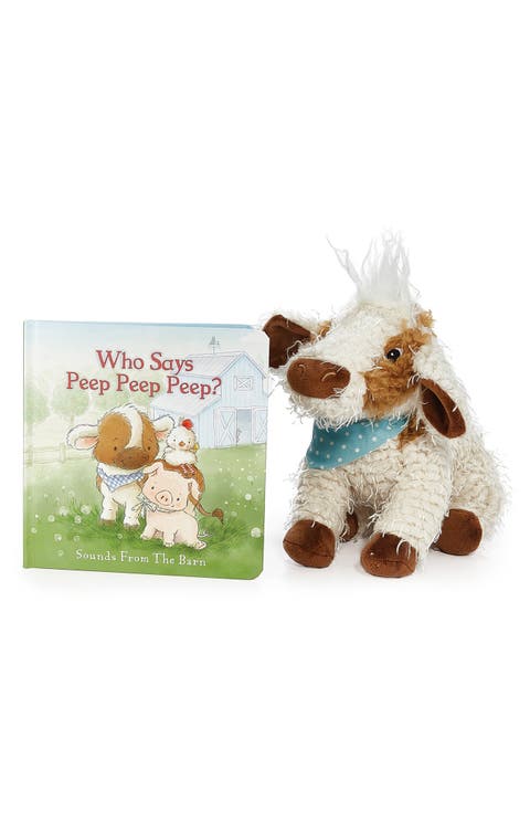 Moo Moo Cow's Board Book & Plush Cow Gift Set