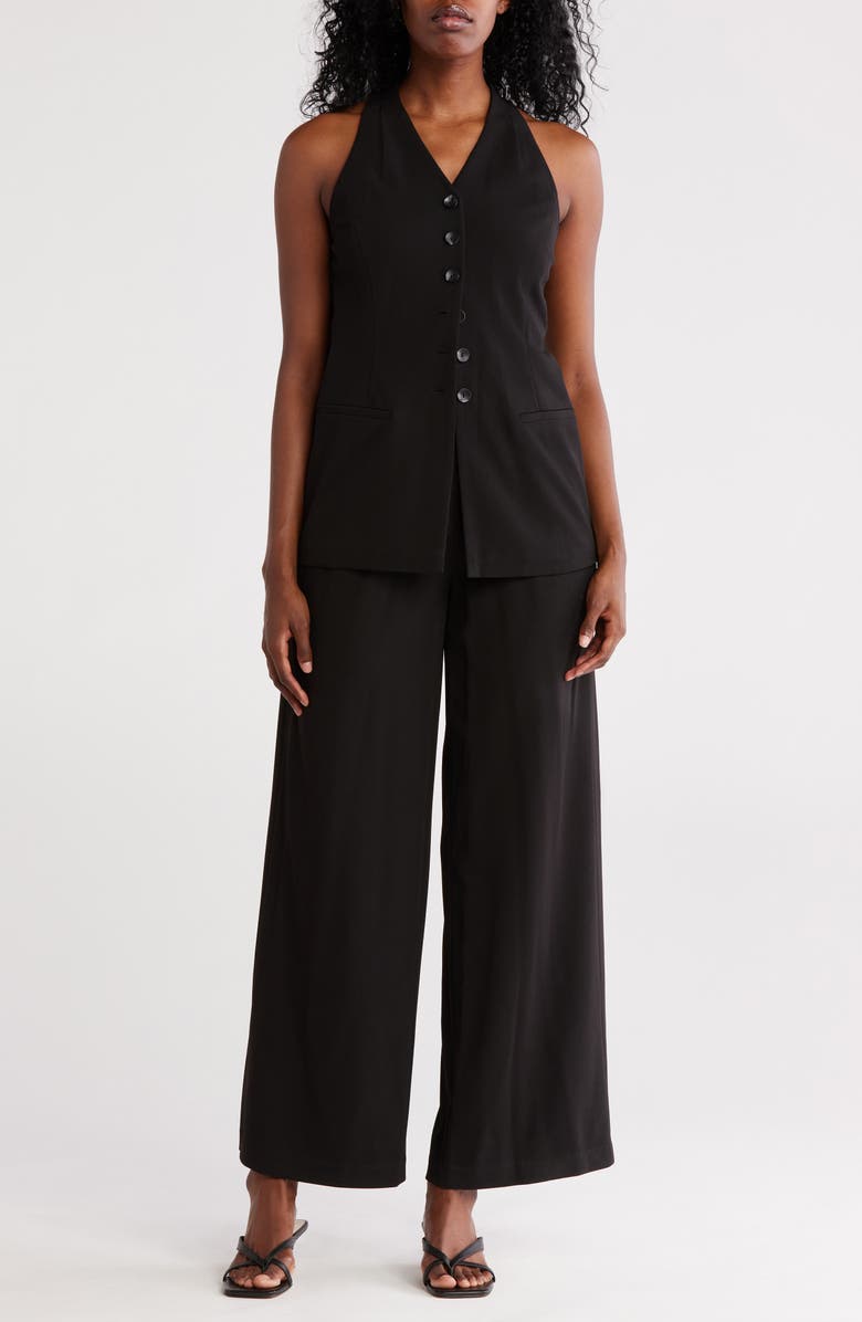 Calvin Klein Vest Jumpsuit, Main, color,