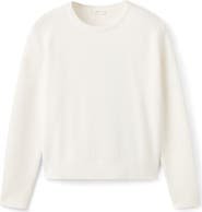 MANGO TEEN Crewneck Crop Sweater