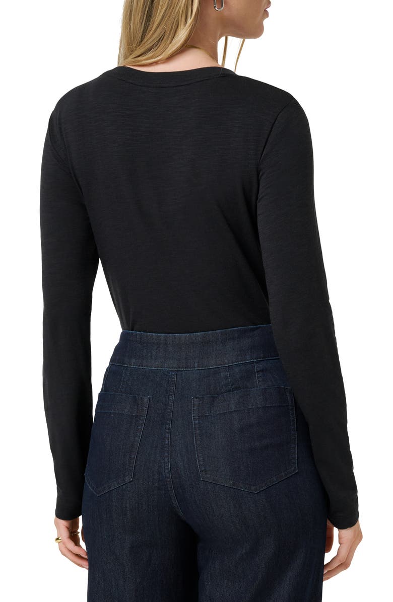 TravisMathew WOMENS CLOUD LS TEE, Alternate, color, Black