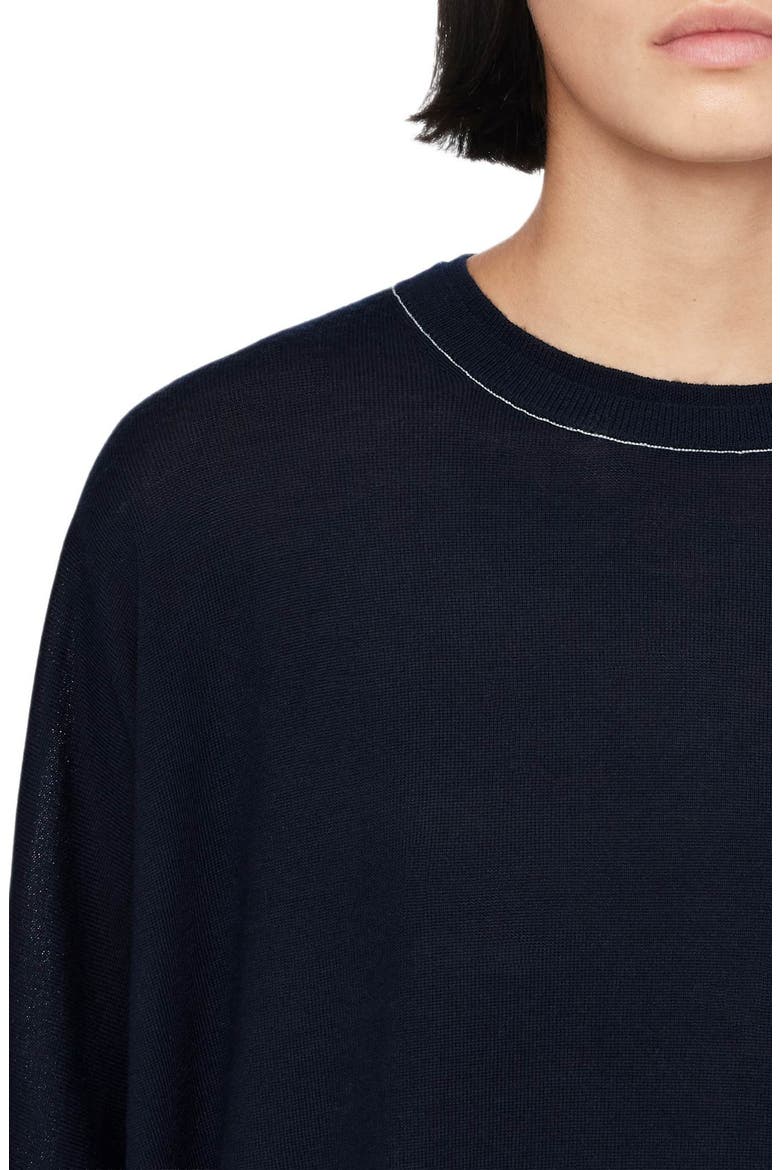 Martel Merino Wool Sweater, Alternate, color, INK NAVY BLUE