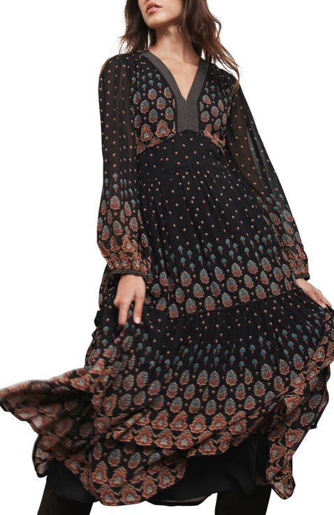 Boho Print Maxi Dress