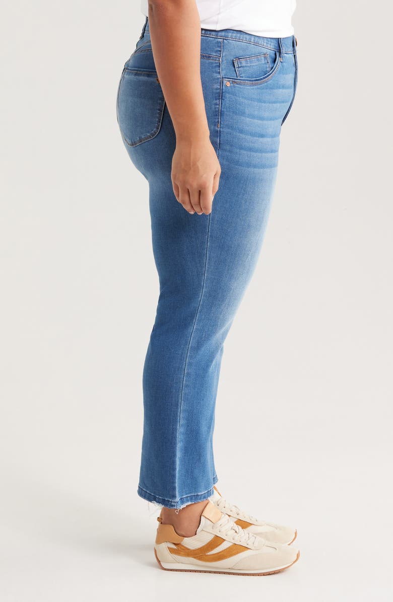 Wit & Wisdom Bennett Skyrise Barely Bootcut Ankle Jeans, Alternate, color, Mid Blue Artisanal