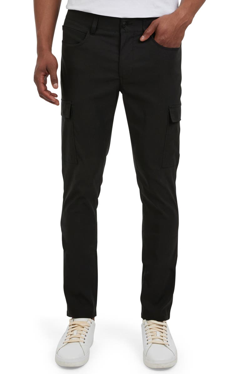DKNY SPORTSWEAR Essential Tech Cargo Pants, Main, color, Black