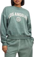 Good American Brushed Fleece Graphic Sweatshirt