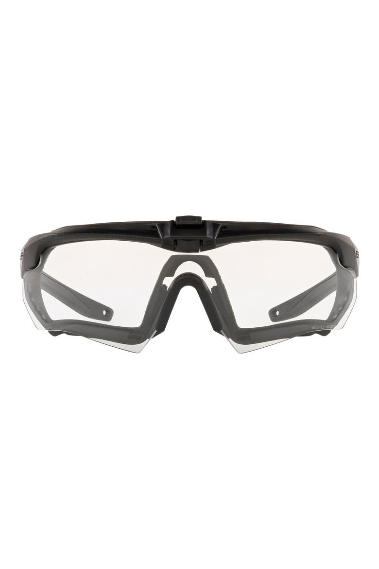 ESS Crossbow Gasket 180mm PPE Shield Safety Glasses, Main, color, MATTE BLACK CLEAR