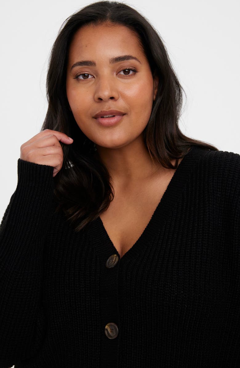 VERO MODA CURVE Curve Lea V-Neck Cardigan, Alternate, color,