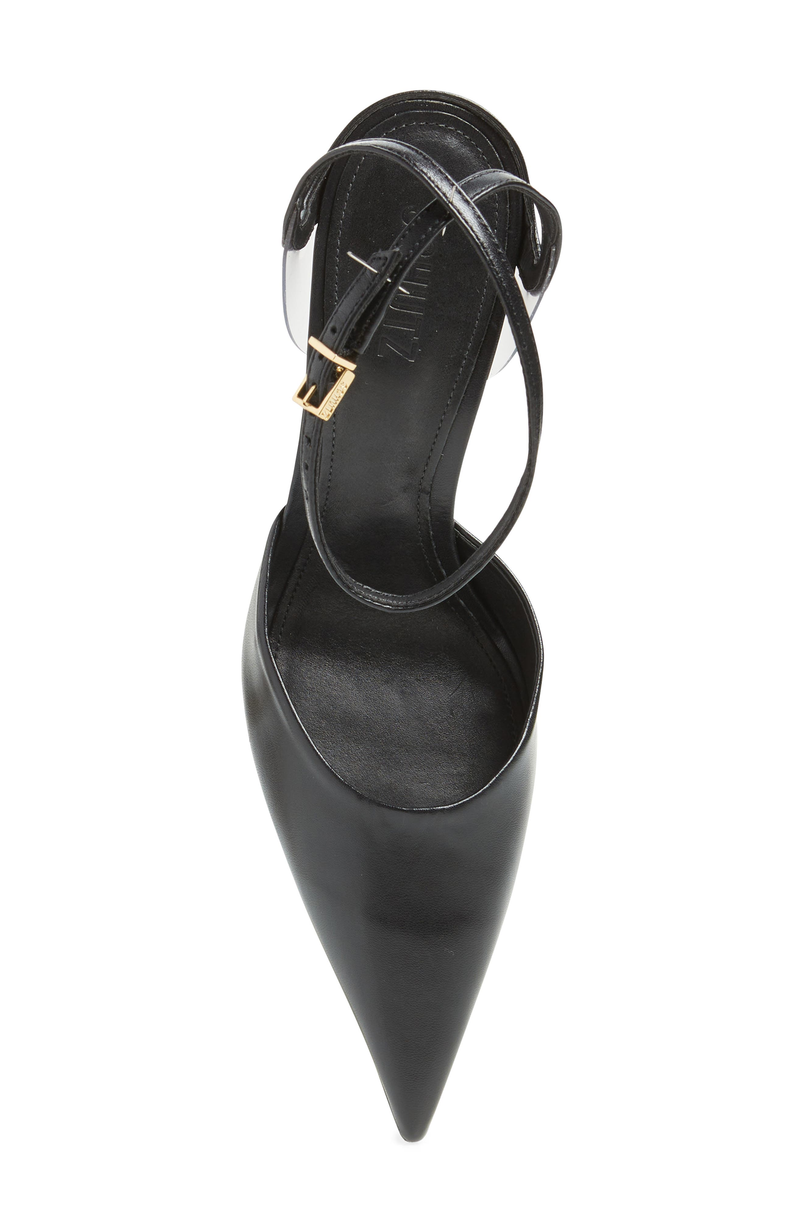 Schutz Skye Ankle Strap Pointed Toe Pump, Alternate, color, 