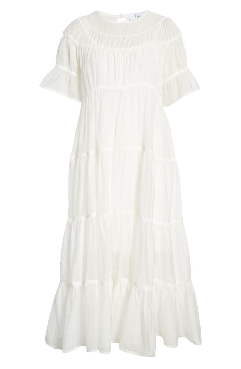 Amy Lynn Lizzo Tiered Taffeta Dress, Alternate, color,