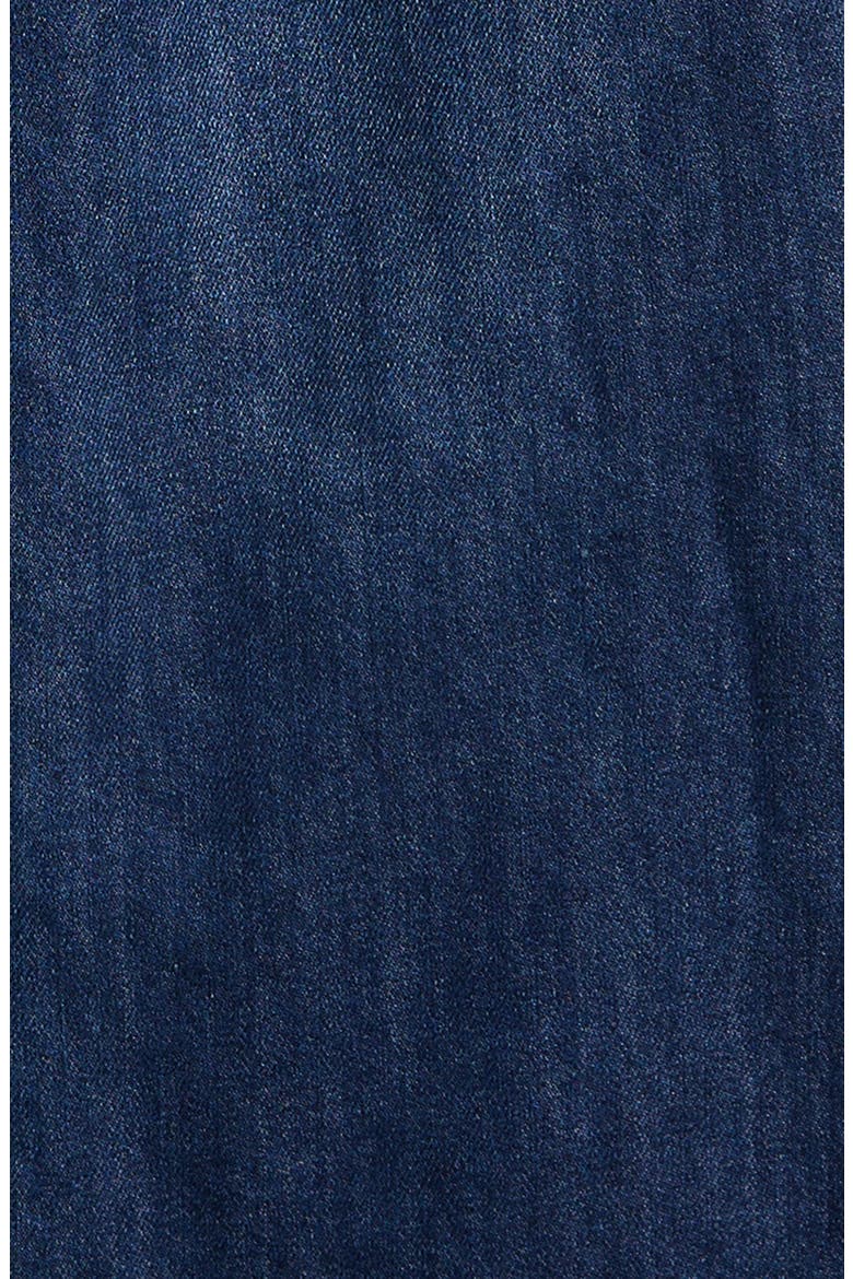 Kids' Mixed Media Jeans, Alternate, color, DARK BLUE/ BLACK