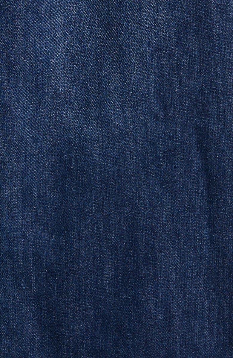 Tractr Kids' Mixed Media Jeans, Alternate, color, Dark Blue/ Black