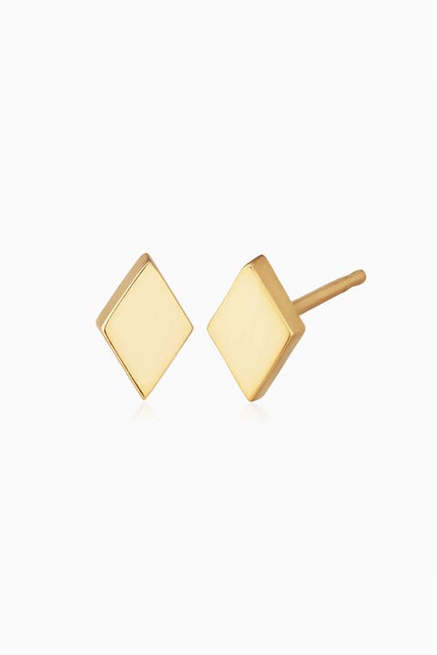 14K Gold Sweet Diamond Studs