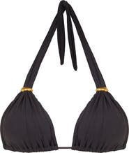 ViX Paula Hermanny Bia Tube Solid Halter Bikini Top