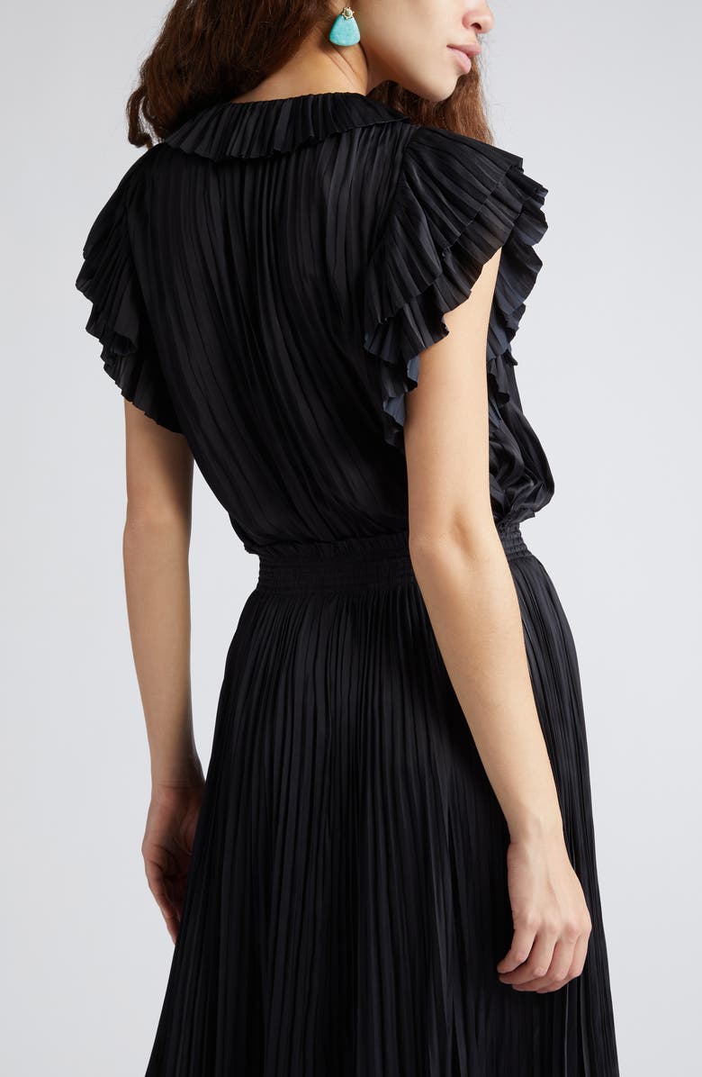 Ulla Johnson Elli Pleat Satin Stop, Alternate, color, 