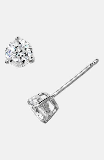 Cubic Zirconia Stud Earrings - 1.0ct.