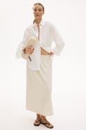 H&M Crinkled Drawstring Skirt
