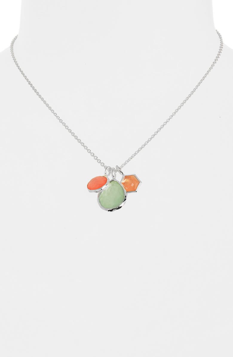 Ippolita Wonderland 3-Stone Charm Necklace, Alternate, color,