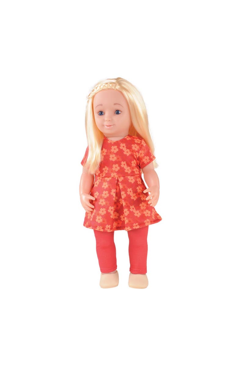 Kaplan Early Learning Company 16" Multiethnic Doll - Caucasian Girl, Main, color, Multicolored