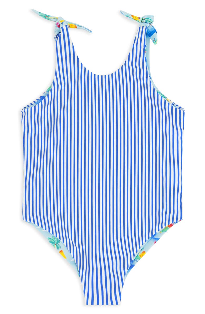 Feather 4 Arrow Kids' Skye Reversible UPF 50+ One-Piece Swimsuit, Alternate, color,