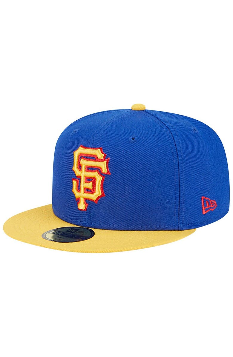 New Era Men's New Era Royal/Yellow San Francisco Giants Empire 59FIFTY Fitted Hat, Alternate, color, Royal