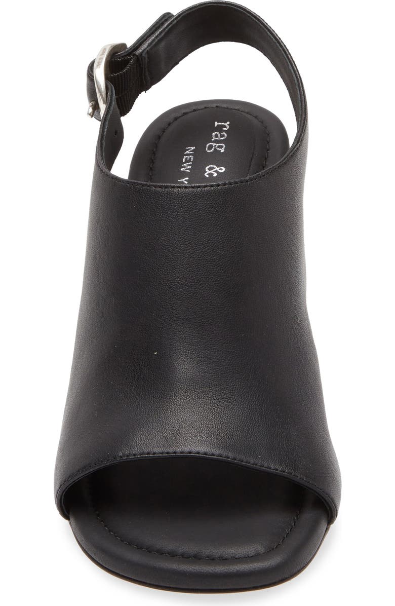 rag & bone Gigi Slingback Sandal, Alternate, color, Black