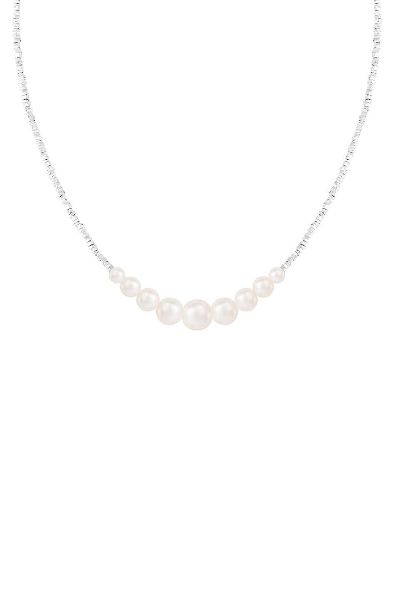 SPLENDID PEARLS Freshwater Pearl Necklace, Main, color, White