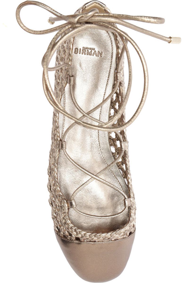 Alexandre Birman Ballerina Tresse Flat, Alternate, color,