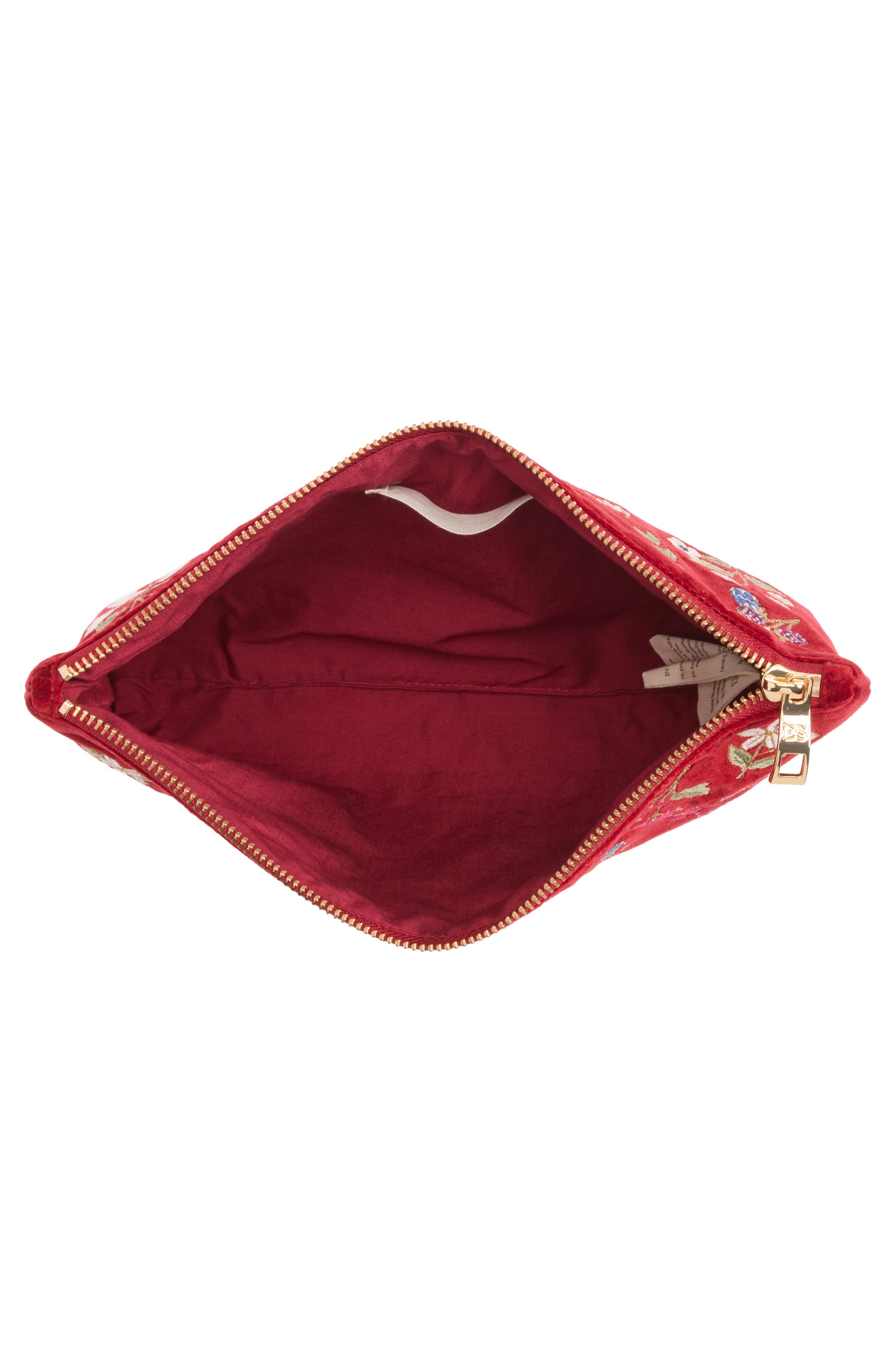 Berries & Bows Everyday Pouch, Main, color, ROUGE
