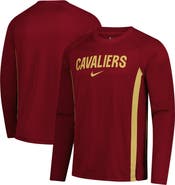 Nike Men's Nike Wine Cleveland Cavaliers 2025/26 Authentic Pre-Game Legend Dri-FIT Long Sleeve Shooting Shirt