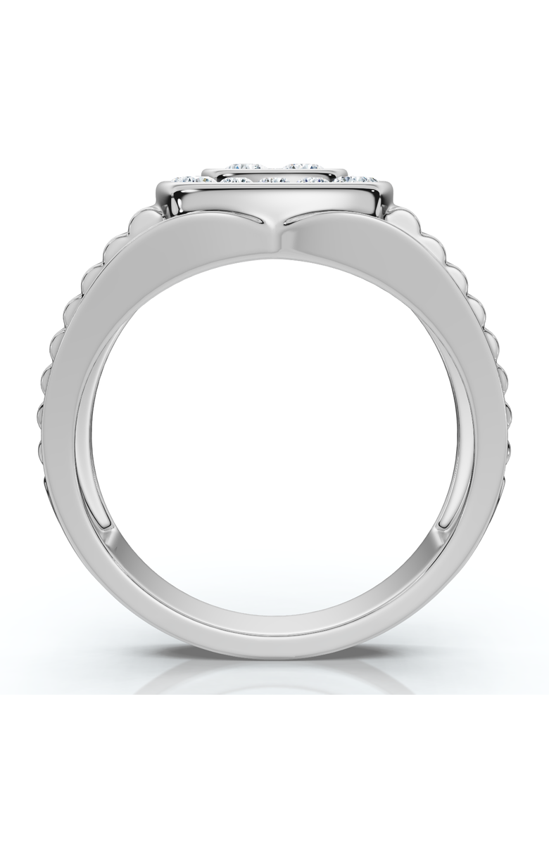 Bliss Diamond 1/2Ct Men's Everett Diamond Wedding Ring 10k Gold Anniversary Band Lab Grown, Alternate, color,