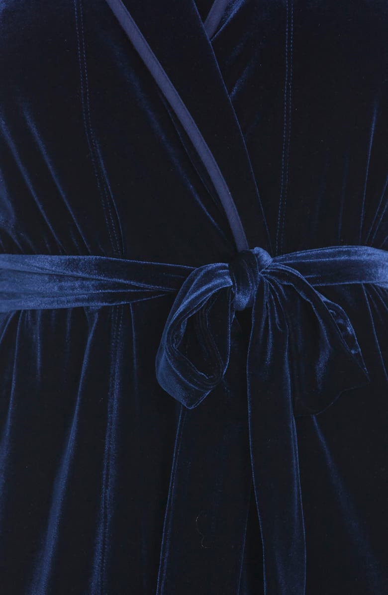 Jonquil Velvet Robe, Alternate, color, 