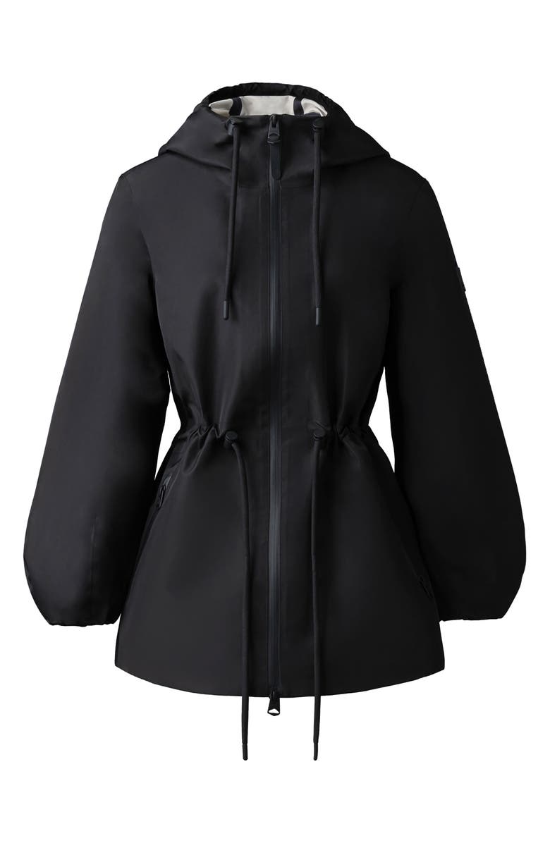 Mackage Kalea Windproof & Water Resistant Recycled Polyester Jacket, Alternate, color, Black-Trench