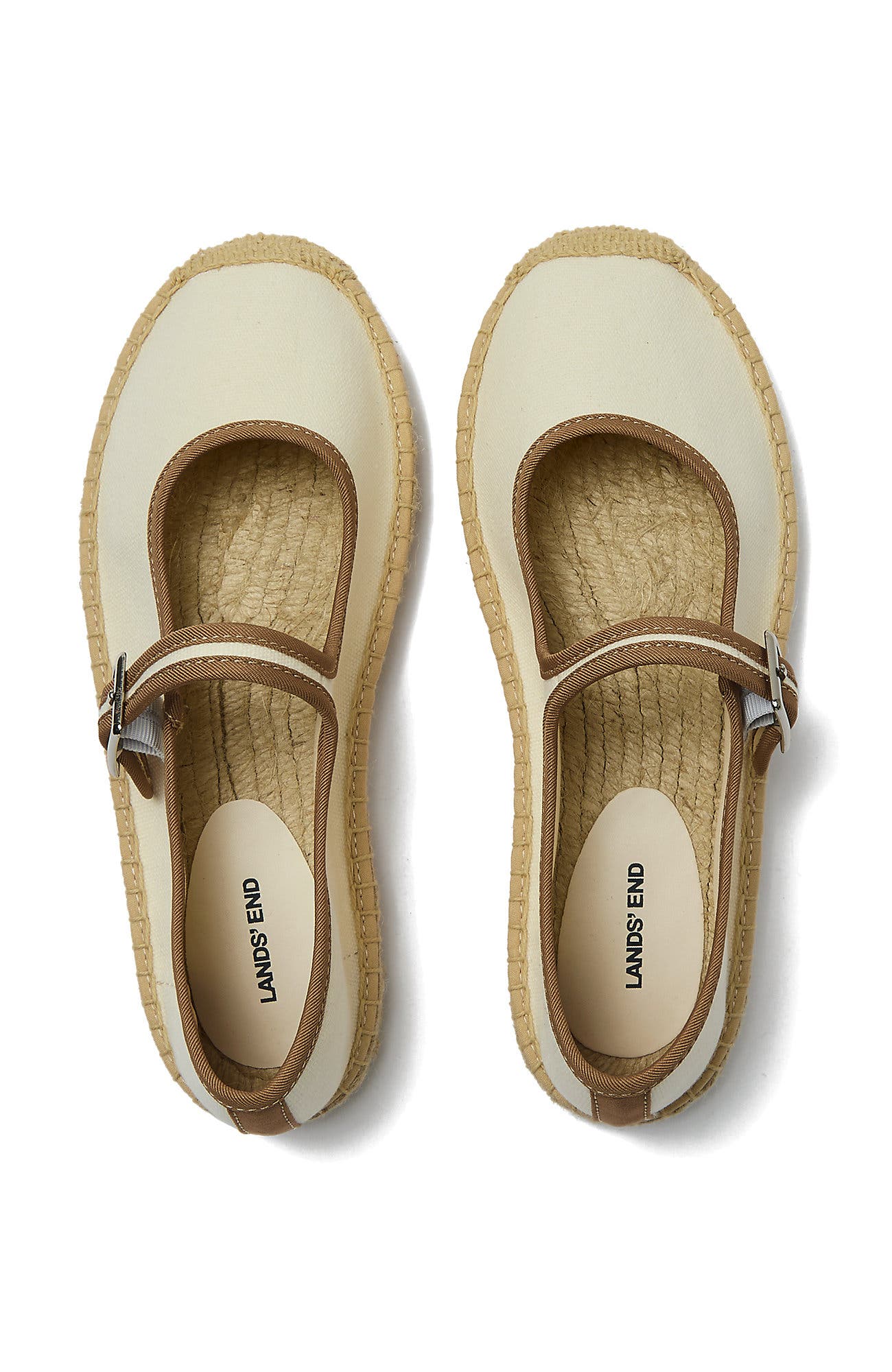 Mary Jane Espadrille Flats, Alternate, color, Natural