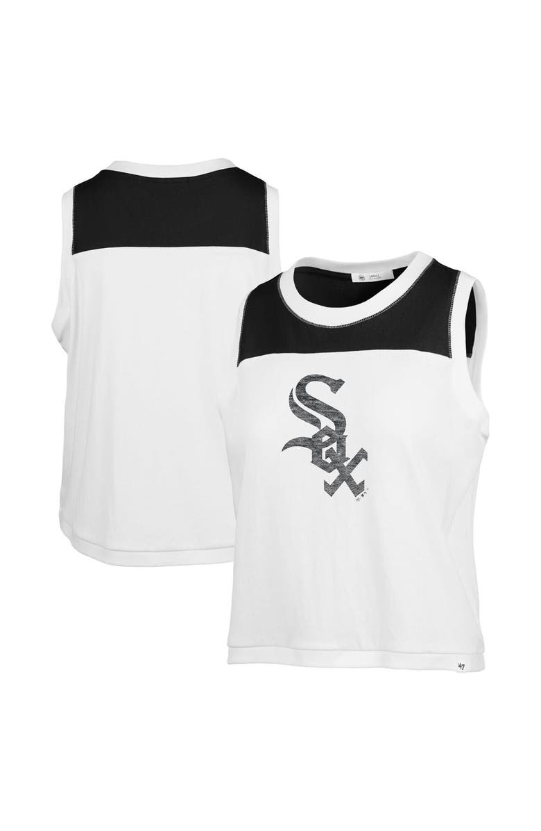 '47 Women's '47 White Chicago White Sox Premier Zoey Waist Length Tank Top, Alternate, color, White