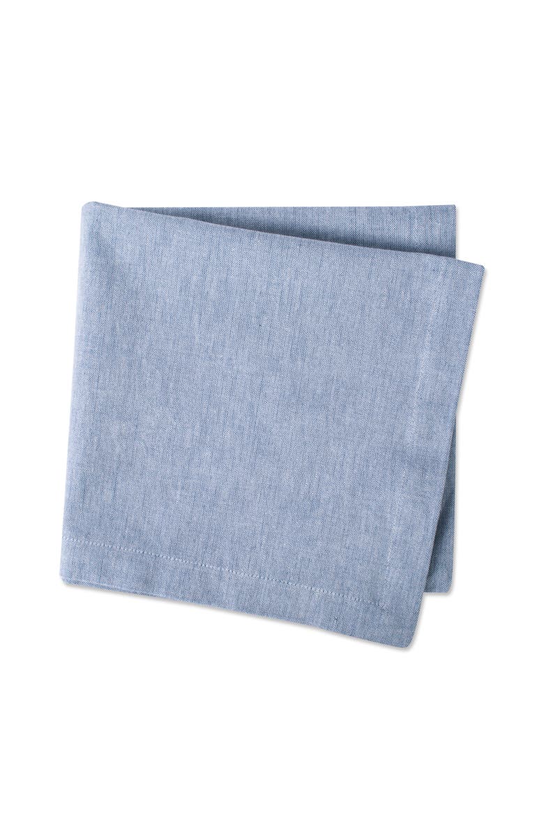 Solid Chambray Napkin Set/6, Alternate, color, Blue