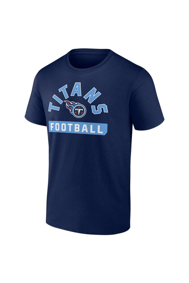 Men's Fanatics Branded Navy/White Tennessee Titans Two-Pack 2023 Schedule T-Shirt Combo Set, Alternate, color, Navy