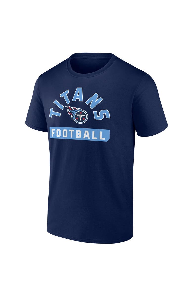 FANATICS Men's Fanatics Branded Navy/White Tennessee Titans Two-Pack 2023 Schedule T-Shirt Combo Set, Alternate, color, 