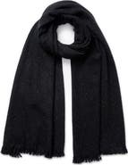JANE CARR Glaciale Metallic Cashmere Blend Scarf