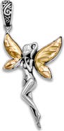 SAMUEL B. Sterling Silver & 18K Gold Fairie Pendant