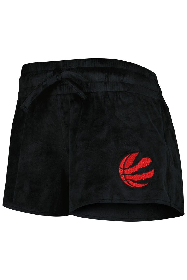 Women's Concepts Sport Black Toronto Raptors Intermission T-Shirt & Shorts Sleep Set, Alternate, color, Black